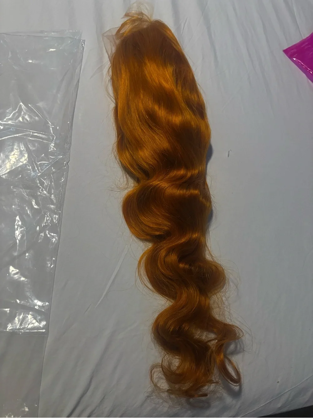 26” Ginger Human Hair Lace Front Wig 🍊✨